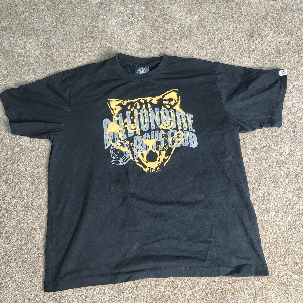 Billionaire Boys Club Black and Yellow Graphic Tee